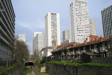 Petite Ceinture, Párizs: a sűrűn körbeépült 13. kerületei szakasz
