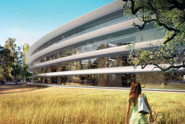 Norman Foster: Apple székház, Cupertino, Kalifornia, USA. Forrás: www.dezeen.com