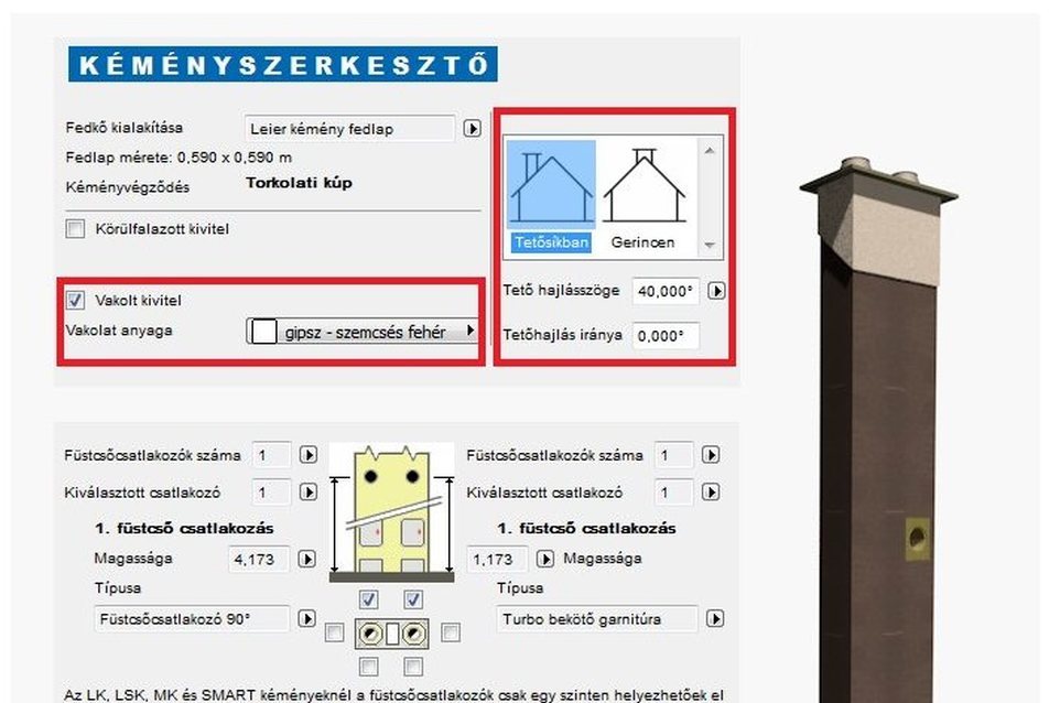 Leier termék portfólió ArchiCAD-ben