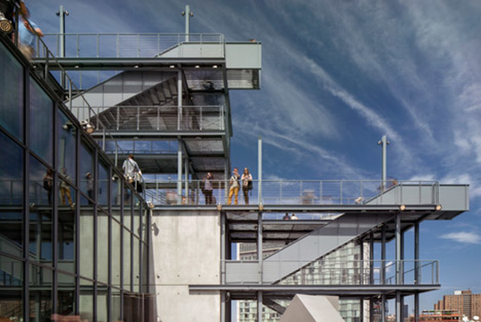 Renzo Piano: Whitney Museum of American Art. Fotó: Nic Lehoux, forrás: www.dezeen.com