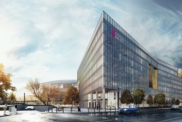látványterv - az új Telekom székház