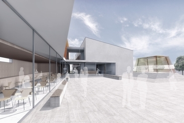 dísztér - Törökbálint új Városháza - tervező: Modulárt Stúdió