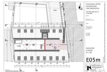 padlástéri alaprajz  - Adele Hotel - tervező: Karlovecz Zoltán