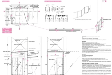 tabló  - Budapest Box ötletpályázat - Poós Tamara és Máté Tamás terve