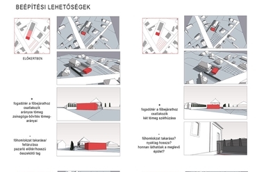 beépítési lehetőségek vizsgálata - albertirsai zsinagóga hasznosítása - tervező: Tóth Balázs