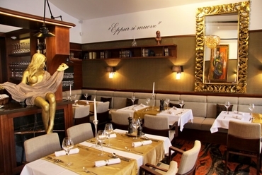Bella étterem - tervezők: Csémy Olivér, Csémy Krisztián - fotó: Nagy Tivadar