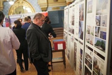 Média Építészeti Díja 2015 - Közönségdíjra jelölt projektek tablói - fotó: Turós Balázs
