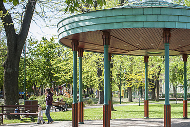 XIX. Kós Károly tér, parkrekonstrukció - fotó: Timár Gergely 