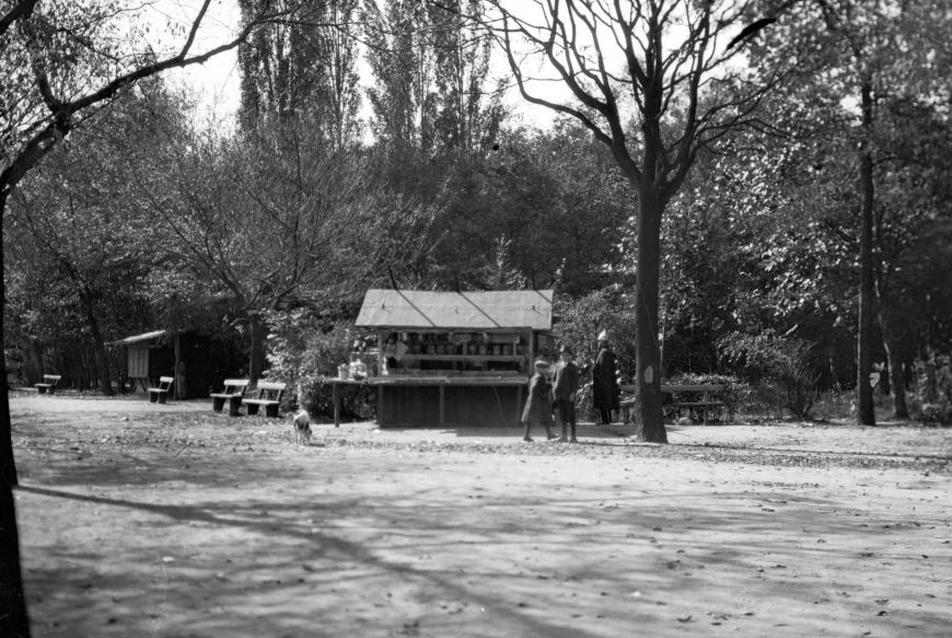 Városliget, 1916 - Fortepan