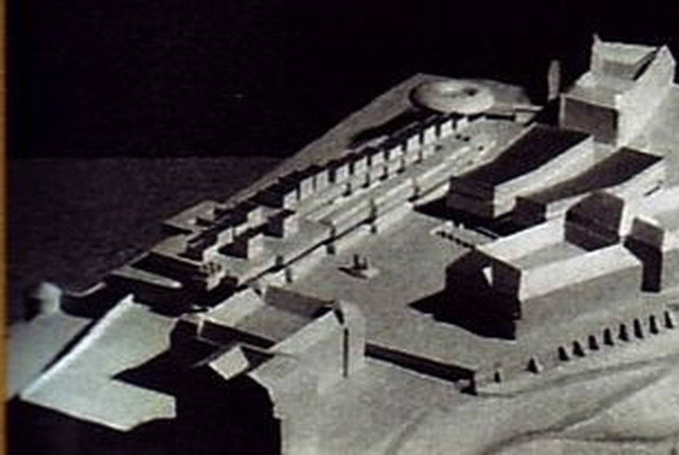 Szent György tér beépítése tervpályázat - Gulyás Zoltán I. díjas terve 1962