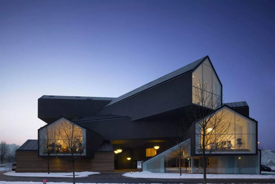 Herzog and de Meuron: VitraHaus bemutatóterem, Weil am Rhein, Németország