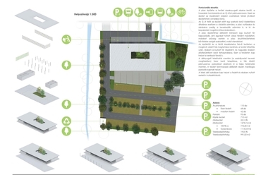 Tata, városi piac terve - építész: Hartmann Tihamér