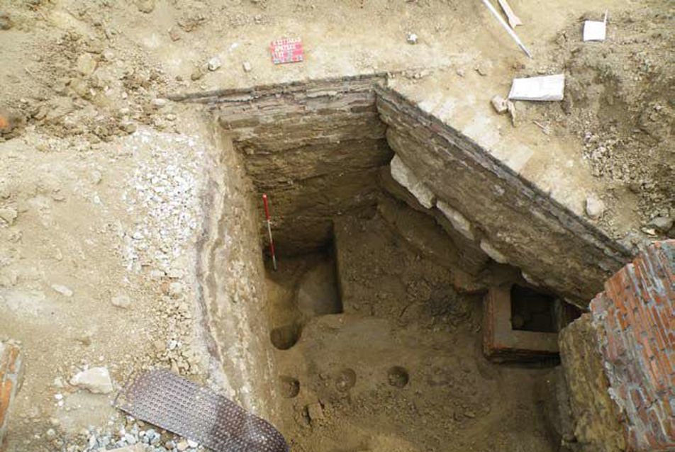 a kaposszentjakabi apátság régészeti feltárása - forrás: archeologia.hu