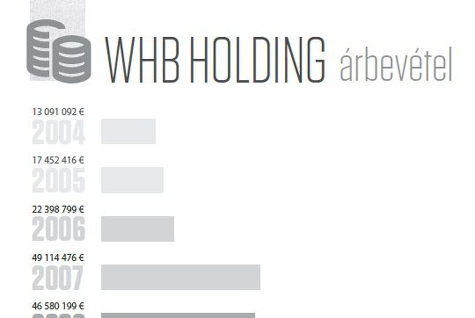 WHB Holding árbevétel