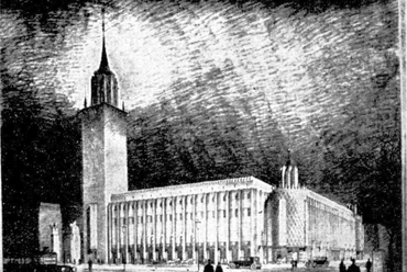 1932 – Györgyi Dénes pályázati terv