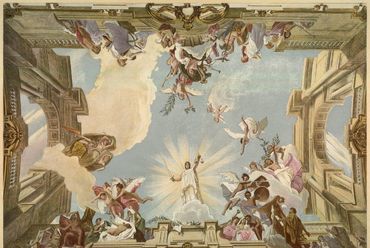 Lotz Károly mennyezet freskója