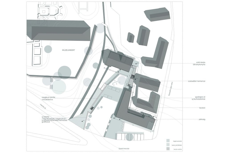helyszínrajz - építész: Varga Bianka