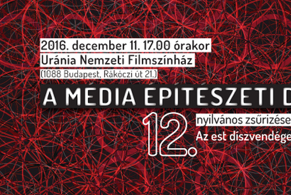 Vasárnap, december 11-én délután 5-kor: a Média Építészeti Díja