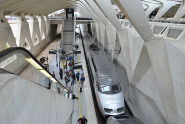 Gare de Lyon-Saint-Exupéry TGV - építész: Santiago Calatrava - forrás: Flickr