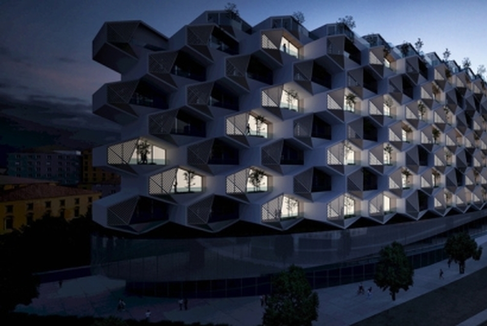 Vertikális kertváros - lakóépület terve Isztambul belvárosába