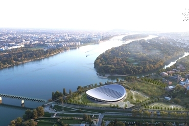 Új Budapesti Velodrom pályázat - 2. hely - építész: Máté Tamás, Vass-Eysen Áron