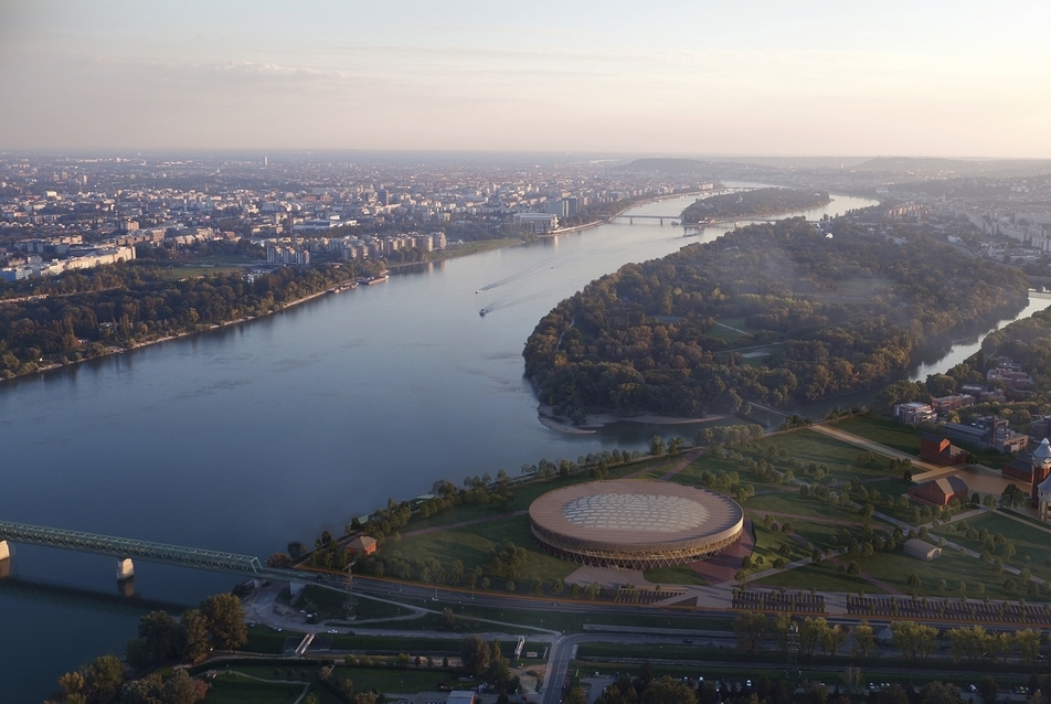 új Budapesti Velodrom - építész: Dévényi Márton, Gyürki-Kiss Pál, Lukácsi Nóra