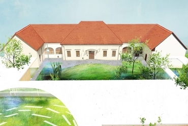 Beleznay-kastély bővítése, színház- és rendezvényépület - építész: Guba Sándor és Hámori Péter