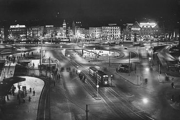 Slussen az 1950-es években - forrás: Wikipedia