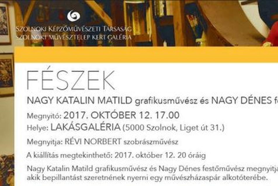 Nagy Katalin Matild és Nagy Dénes kiállítása Szolnokon