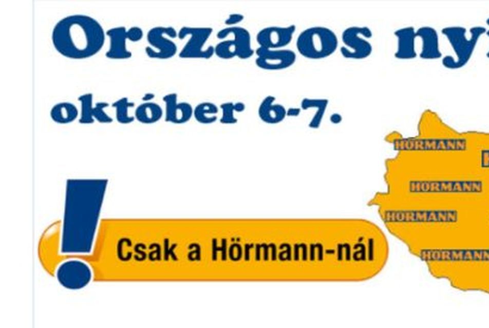 Oszágos nyílt hétvége a Hörmann-nál