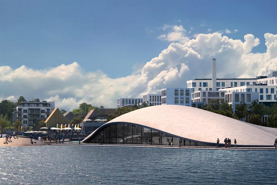 Akvárium, Fornebu - építész: Haptic - forrás: www.dezeen.com