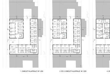 Alaprajz - építész: Monory Rebeka, Török Szabolcs Bence DLA