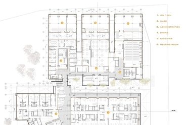 Pars kórház, Rasht - építész: New Wave Architecture