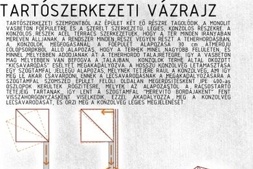 Tartószerkezet - építész: Zrena Zoltán