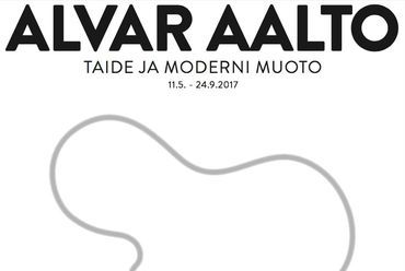 „Alvar Aalto – Művészet és a modern forma” kiállítás plakátja, Ateneum múzeum (Helsinki, 2017)