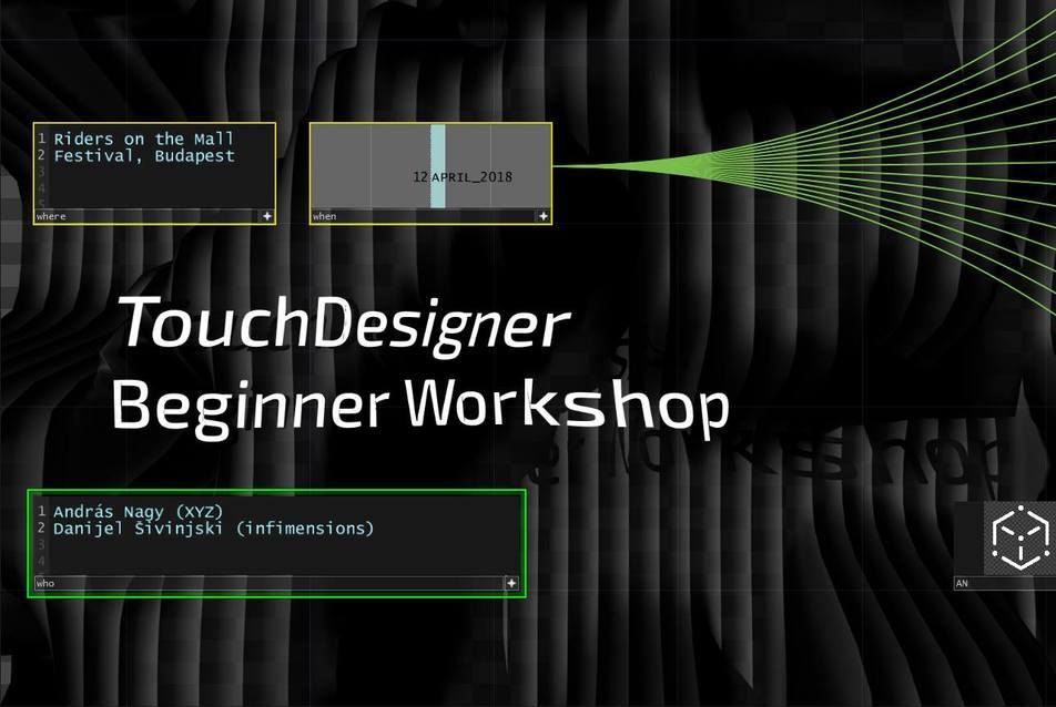 TouchDesigner Workshop - angol képzés