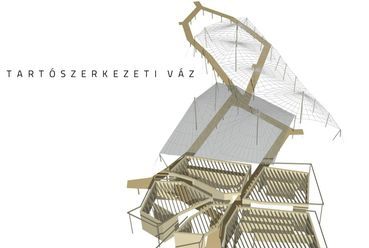 Tartószerkezeti váz - építész: Lévai Tamás (TARKA Architects)