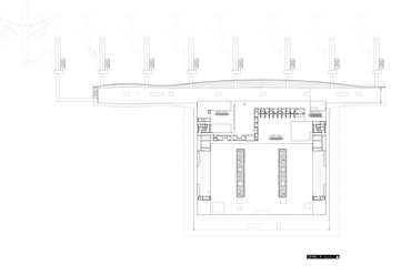 Nemzetközi repülőtér, Zágráb - építész: Kincl, Neidhardt, Institut IGH