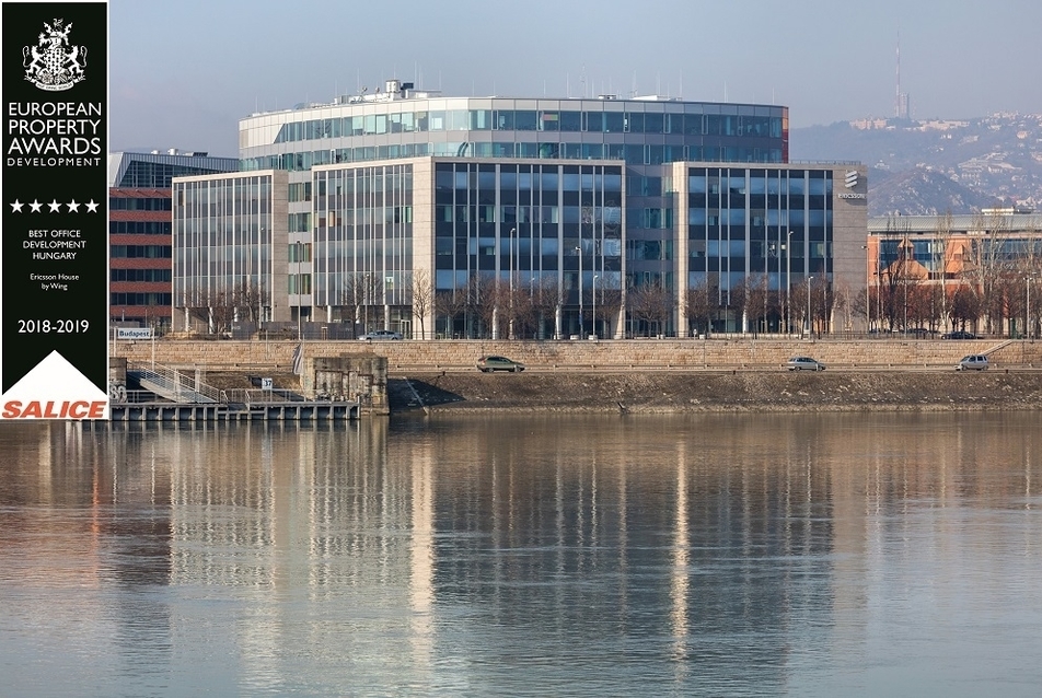 Az Ericsson-székházat a Legjobb irodafejlesztés— Magyarország kategóriában díjazták öt csillagos minősítéssel
