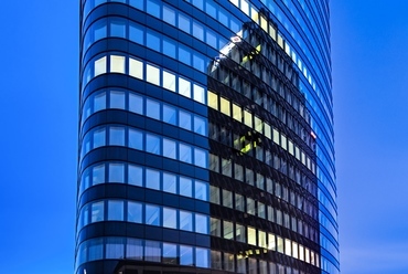 Orbi Tower, Építés éve: 2017., Építészek: Zechner & Zechner, Megrendelő: Wiener Stadtwerke Holding AG és Swiss Town Consult AG