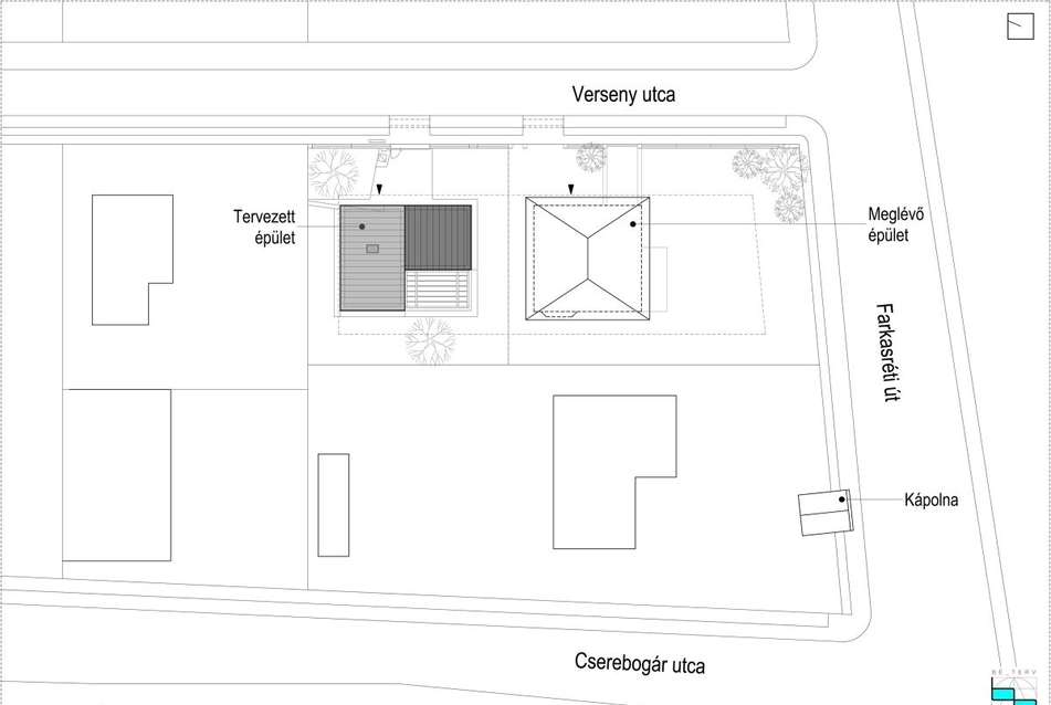 Helyszínrajz - budaörsi családi ház - építészek: Benedek Ádám, Kutasi Attila - fotó: #buynow