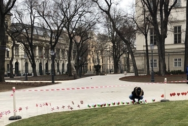 A rekonstruált Múzeumkert a nemzeti ünnep hetében - fotó: Bardóczi Sándor