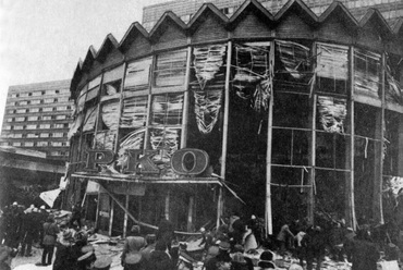Gázrobbanás 1979-ben, Rotunda, Varsó - forrás: Wikipedia