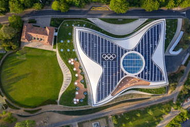 A Nemzetközi Olimpiai Bizottság új székháza, Lausanne. Fotó: 3XN Architects