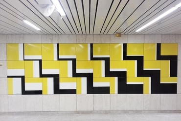 Nemcsics Antal: Felszín és Mély, Forách utcai metrómegálló, Budapest