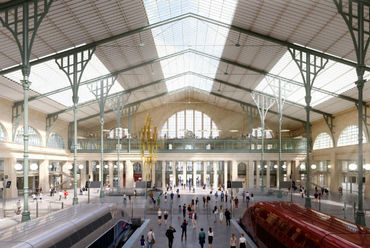 A Gare du Nord átépítésének látványterve. Kép: Semop gare du nord/Denis Valode architecture/atelier d’architecture SNCF