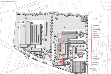 tervezett helyszínrajz - építész: Nagy Szabolcs