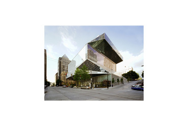 OMA: Seattle Central Library, Seattle, Egyesült Államok. 2004. Fotó: Floto+Warner Studio, az OMA engedélyével.