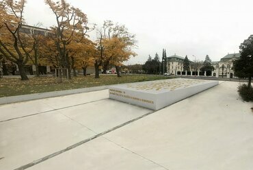 A November 17-i emlékmű terve Pozsonyban (Forrás: archinfo.sk)