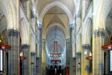 Lille, a Notre-Dame-de-la-Treille-székesegyház belső tere. Fotó: Wikimedia Commons